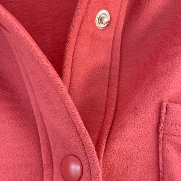 NWT Snap Button Down Fleece Shirt/Jacket w/Two Slash Pockets - Picture 2 of 6